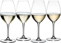 Riedel Champagne Glazen / Witte Wijnglazen Wine Friendly - 4 Stuks