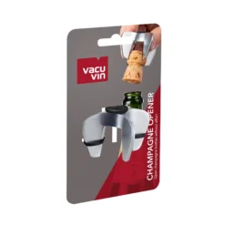 Vacu Vin Champagne Opener - Compact - Zilver 5 Vacu Vin Champagne Opener - Compact - Zilver -Le Creuset Winkel 68615606 Champagne Opener Pack V2