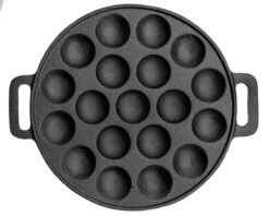 Sareva Poffertjespan - Gietijzer - ø 24 Cm - 19 Poffertjes -Le Creuset Winkel 7061112070186 1 scaled