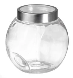 Sareva Voorraadpot / Snoeppot - Glas / RVS Deksel - 2.2 Liter -Le Creuset Winkel 7061118446343 2 1