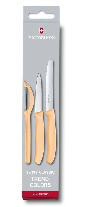 Victorinox Messenset Swiss Classic - Oranje - 3-delig 2 Victorinox Messenset Swiss Classic - Oranje - 3-delig - Afbeelding 2