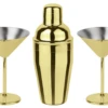 Paderno Cocktailset Paderno Martini - Goud - 3 Delige Set
