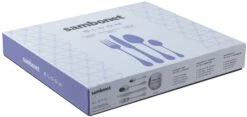 Sambonet Bestekset Bloom - RVS - Monoblock - 24 Delig / 6 Personen -Le Creuset Winkel 8014808487606 5