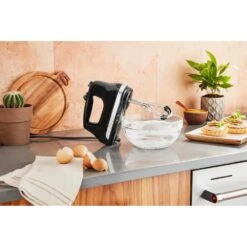 KitchenAid Handmixer - 6 Standen - Onyx Zwart - 5KHM6118EOB -Le Creuset Winkel 859711634760 2
