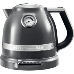 KitchenAid Waterkoker Artisan - Temperatuurregeling - Tingrijs - 1.5 Liter - 5KEK1522EMS -Le Creuset Winkel 8597800014005B15D