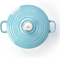 BK Braadpan Bourgogne - Aqua Blue - ø 24 Cm / 4.2 Liter -Le Creuset Winkel 8718311317527 1