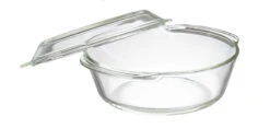 Sareva Ovenschaal Met Deksel - Hittebestendig Glas - ø 21.5 Cm / 2 Liter -Le Creuset Winkel 8720364451905 1