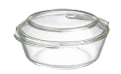 Sareva Ovenschaal Met Deksel - Hittebestendig Glas - ø 21.5 Cm / 2 Liter -Le Creuset Winkel 8720364451905
