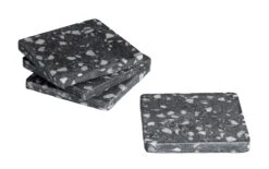 Jay Hill Onderzetters Terrazzo - Grijs - 10 X 10 Cm - 4 Stuks -Le Creuset Winkel 8720364453169 1