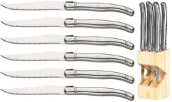 Sareva Steakmessenset Laguiole - RVS - 6 Stuks