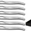 Jay Hill Steakmessen Laguiole - Raw Black - RVS - 6 Stuks