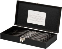 Jay Hill Steakmessen Laguiole - Zwart - 6 Stuks -Le Creuset Winkel 8720364453473 6