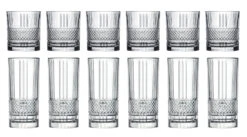Cookinglife Glazenset (cocktailglazen & Longdrinkglazen) Monea - 12 Delige Set