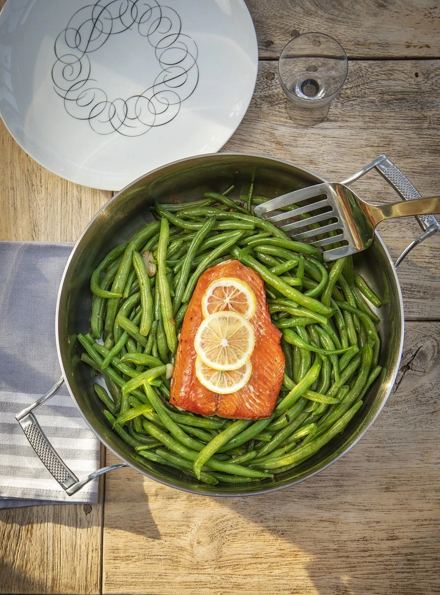 Saveur Selects Hapjespan Met Deksel Voyage - RVS - ø 30 Cm - Hoog - Zonder Anti-aanbaklaag 2 Saveur Selects Hapjespan Met Deksel Voyage - RVS - ø 30 Cm - Hoog - Zonder Anti-aanbaklaag - Afbeelding 2