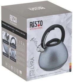 Resto Kitchenware Fluitketel Lyra - Zilver - 2.7 Liter -Le Creuset Winkel 90605.4260403577325.ver09