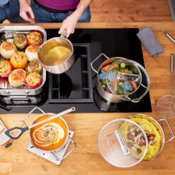 Rosle Pannenset Expertiso - 4 Delige Set -Le Creuset Winkel 91947 07 Topfset 4teilig Expertiso