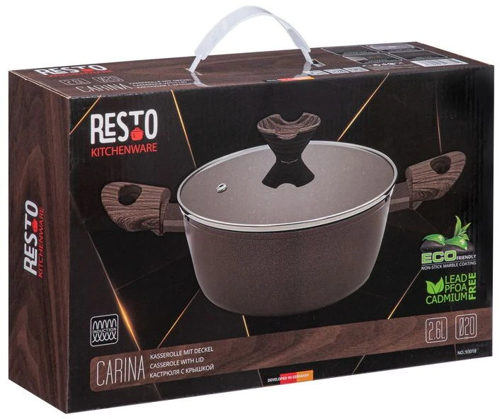 Resto Kitchenware Kookpan Carina - ø 20 Cm / 2 Liter - Standaard Anti-aanbaklaag 7 Resto Kitchenware Kookpan Carina - ø 20 Cm / 2 Liter - Standaard Anti-aanbaklaag - Afbeelding 7