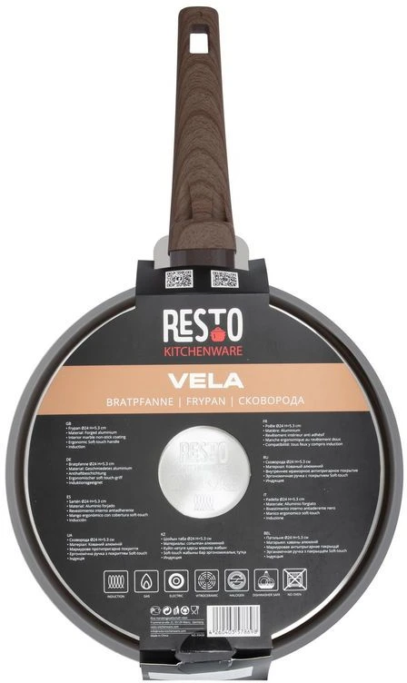 Resto Kitchenware Koekenpan Vela Coffee ø 24 Cm - Inductie Koekenpan 7 Resto Kitchenware Koekenpan Vela Coffee ø 24 Cm - Inductie Koekenpan - Afbeelding 7