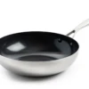 GreenPan Wokpan Geneva - RVS - ø 28 Cm / 3.6 Liter - Keramische Anti-aanbaklaag