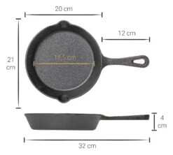 Blackwell Koekenpan - Gietijzer - ø 20 Cm - Zonder Anti-aanbaklaag 19 Blackwell Koekenpan - Gietijzer - ø 20 Cm - Zonder Anti-aanbaklaag -Le Creuset Winkel Asset 38@2x 80 1