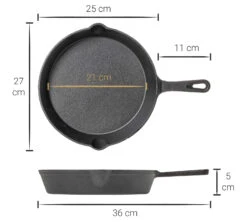Blackwell Koekenpan - Gietijzer - ø 25 Cm - Zonder Anti-aanbaklaag -Le Creuset Winkel Asset 39@2x 80