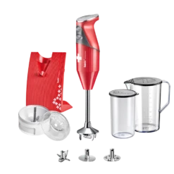 Bamix Staafmixer Set SwissLine - 200 W - Rood