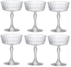 Bormioli Rocco Cocktailglazen America 20's - 270 Ml - 6 Stuks