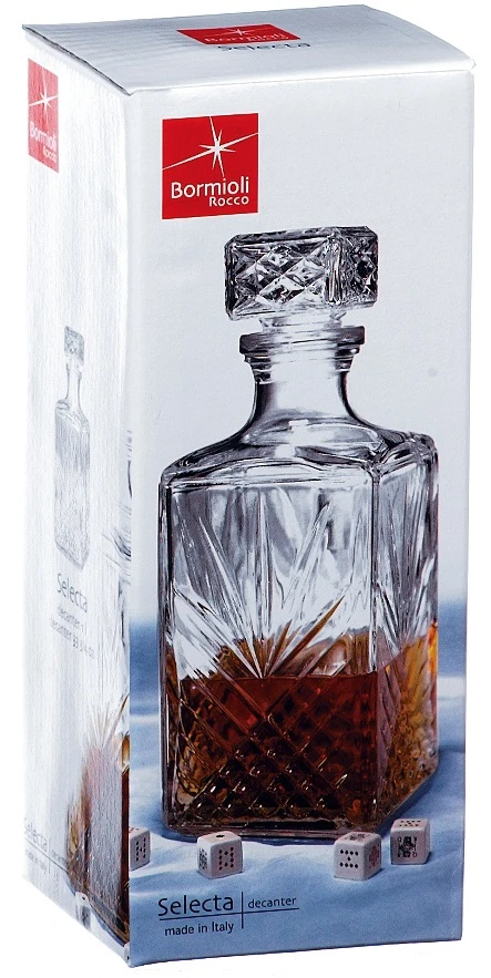 Bormioli Rocco Whiskey Karaf Selecta - 1 Liter 4 Bormioli Rocco Whiskey Karaf Selecta - 1 Liter - Afbeelding 4