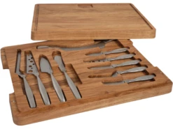 Boska Kaasset Ultimate Monaco+ (Eikenhouten Serveerplank & 10 RVS Kaasmessen) - 11 Delige Set -Le Creuset Winkel CL productafbeeldingen 19