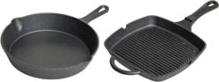 Blackwell Pannenset Gietijzer - Zonder Anti-aanbaklaag 2-Delig