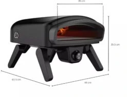 Nero Cooking Pizza Oven - Op Gas Voor Buiten - Zwart - Voor ø 35 Cm Pizza's -Le Creuset Winkel CL productafbeeldingen 33 3