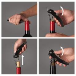 Vacu Vin Kurkentrekker Single Pull - Zwart -Le Creuset Winkel CL.193869 b 2