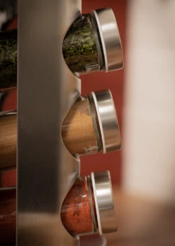 Blackwell Kruidenrek / Kruidencarrousel - Inclusief 12 Kruidenpotjes - RVS -Le Creuset Winkel COOK4379