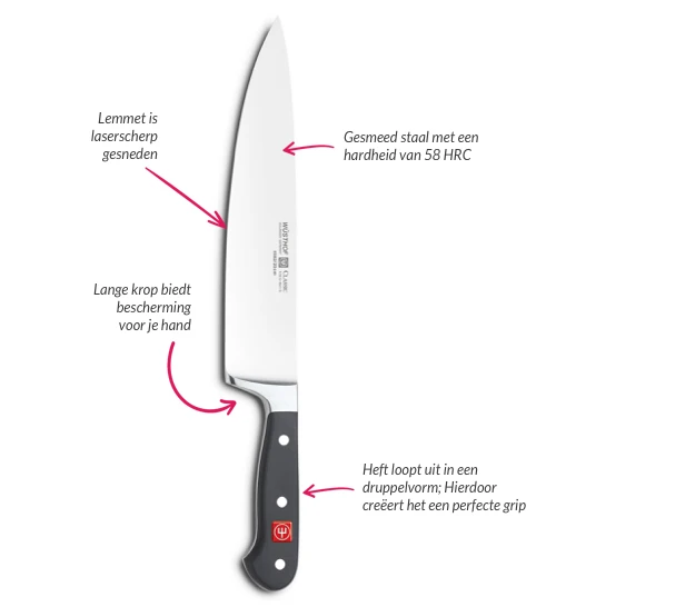 Wusthof Santokumes Classic 17 Cm 3 Wusthof Santokumes Classic 17 Cm - Afbeelding 3