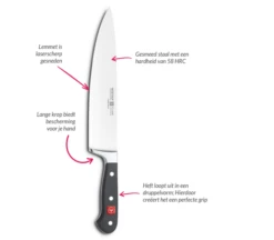 Wusthof Broodmes Classic 20 Cm -Le Creuset Winkel Classic 8