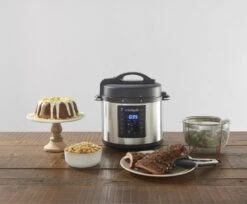 Crockpot Express Slowcooker + Snelkookpan - Uitneembare Binnenpan - 5.6 Liter - CR089 Met Stoommand & Tang) -Le Creuset Winkel Crockpot Express Slowcooker Snelkookpan CR089 5.6 Liter 3