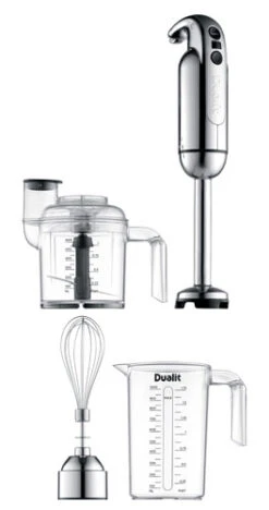 Dualit Staafmixer Set - 3-delig - Zilver - D88930 -Le Creuset Winkel D88930 002 Staafmixer lang 264x500 1