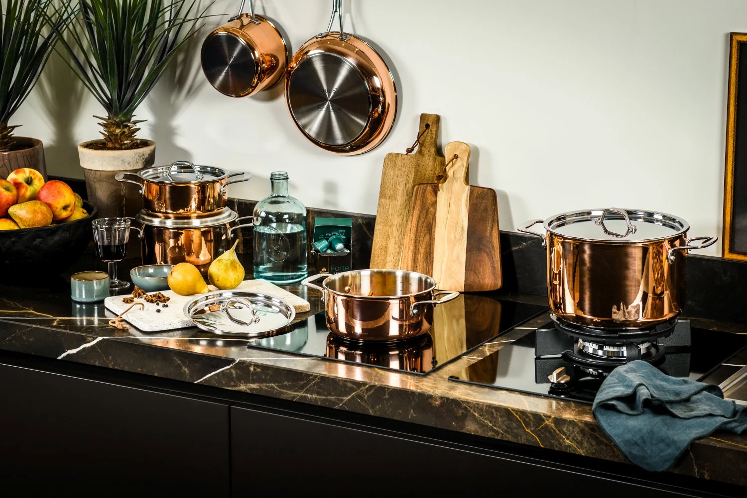 DUCQ Steelpan Met Deksel - Koper - ø 16 Cm / 1.5 Liter 6 DUCQ Steelpan Met Deksel - Koper - ø 16 Cm / 1.5 Liter - Afbeelding 6