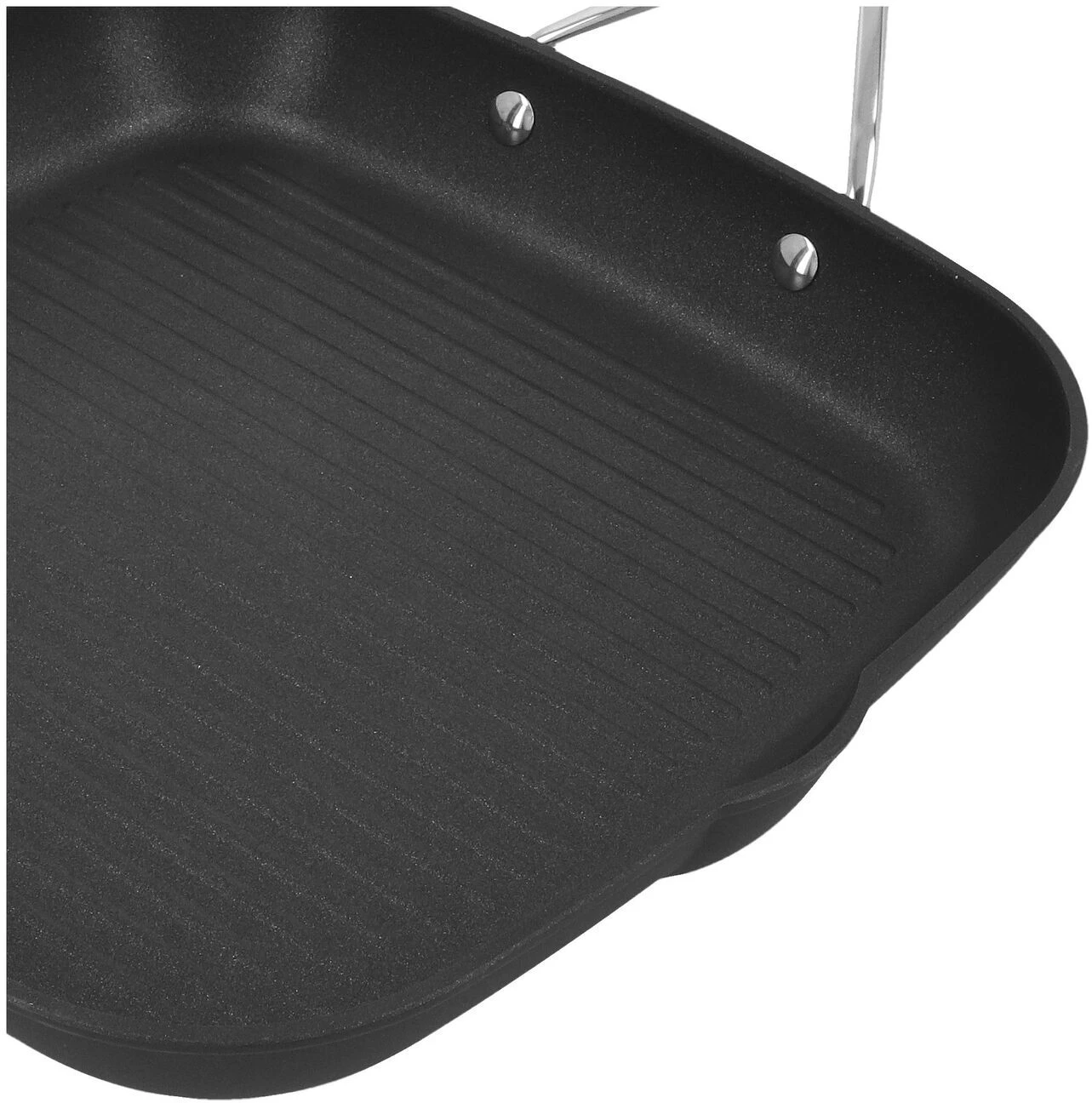 Demeyere Grillpan Alu Pro 5 - Duraslide Titanium 28 X 28 Cm - Standaard Anti-aanbaklaag 4 Demeyere Grillpan Alu Pro 5 - Duraslide Titanium 28 X 28 Cm - Standaard Anti-aanbaklaag - Afbeelding 4