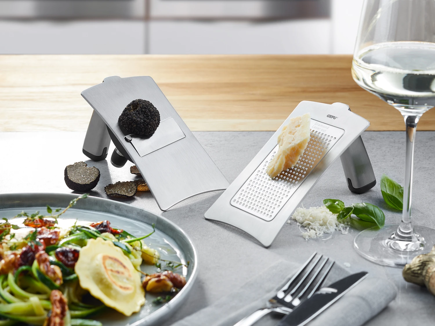 Gefu Gourmet Rasp Formaggio RVS 3 Gefu Gourmet Rasp Formaggio RVS - Afbeelding 3