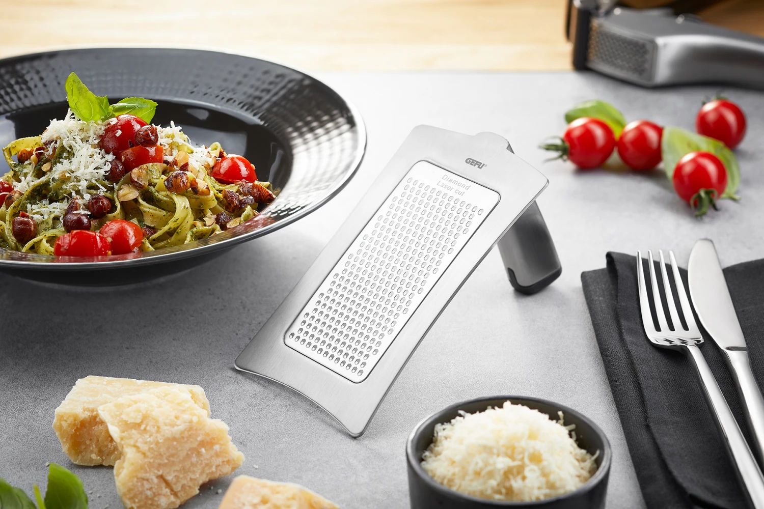 Gefu Gourmet Rasp Formaggio RVS 2 Gefu Gourmet Rasp Formaggio RVS - Afbeelding 2