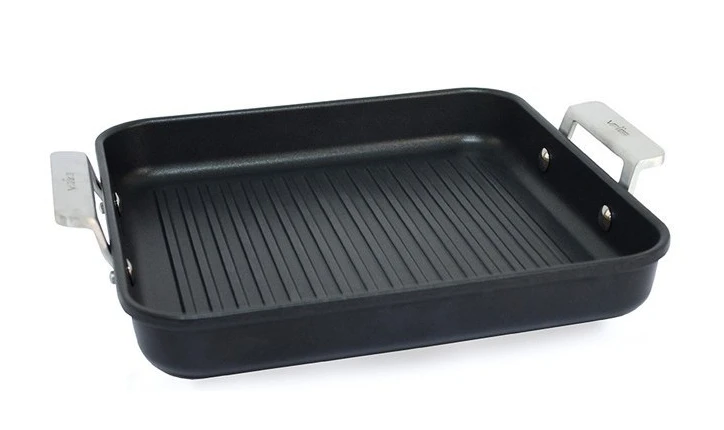 Valira Grillpan Aire Met Handgrepen - 23 X 23 Cm - Standaard Anti-aanbaklaag 1 Valira Grillpan Aire Met Handgrepen - 23 X 23 Cm - Standaard Anti-aanbaklaag