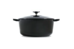 BK Braadpan Bourgogne - Jet Black - ø 28 Cm / 6.7 Liter -Le Creuset Winkel H6071.524 BOUR PD HR Jet Black 72dpi 353f