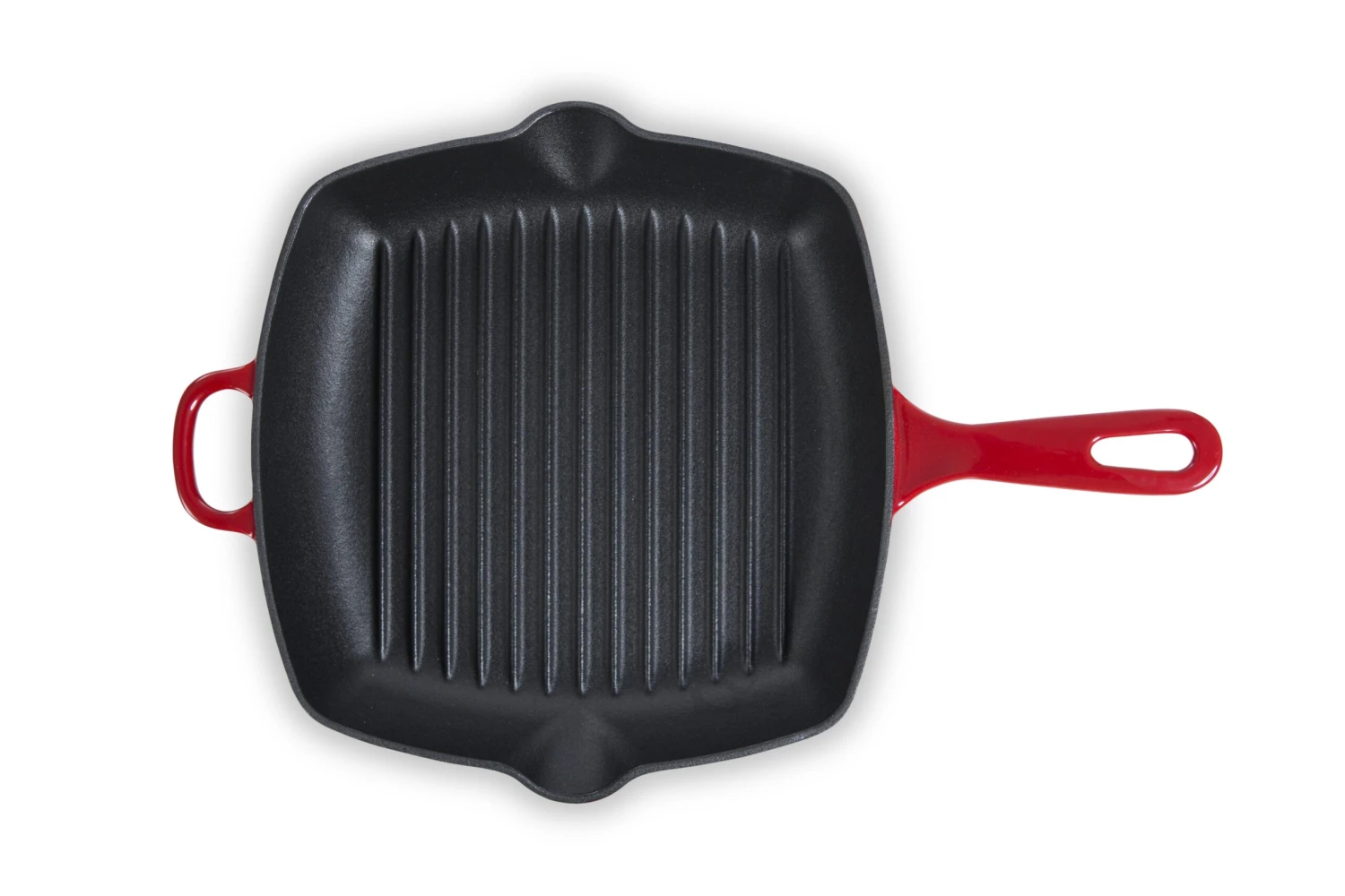 BK Grillpan Bourgogne - Chili Red - 26 X 26 Cm - Geëmailleerde Anti-aanbaklaag 4 BK Grillpan Bourgogne - Chili Red - 26 X 26 Cm - Geëmailleerde Anti-aanbaklaag - Afbeelding 4