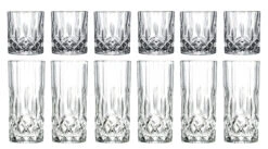 Cookinglife Glazenset (cocktailglazen & Longdrinkglazen) Moray - 12 Delige Set