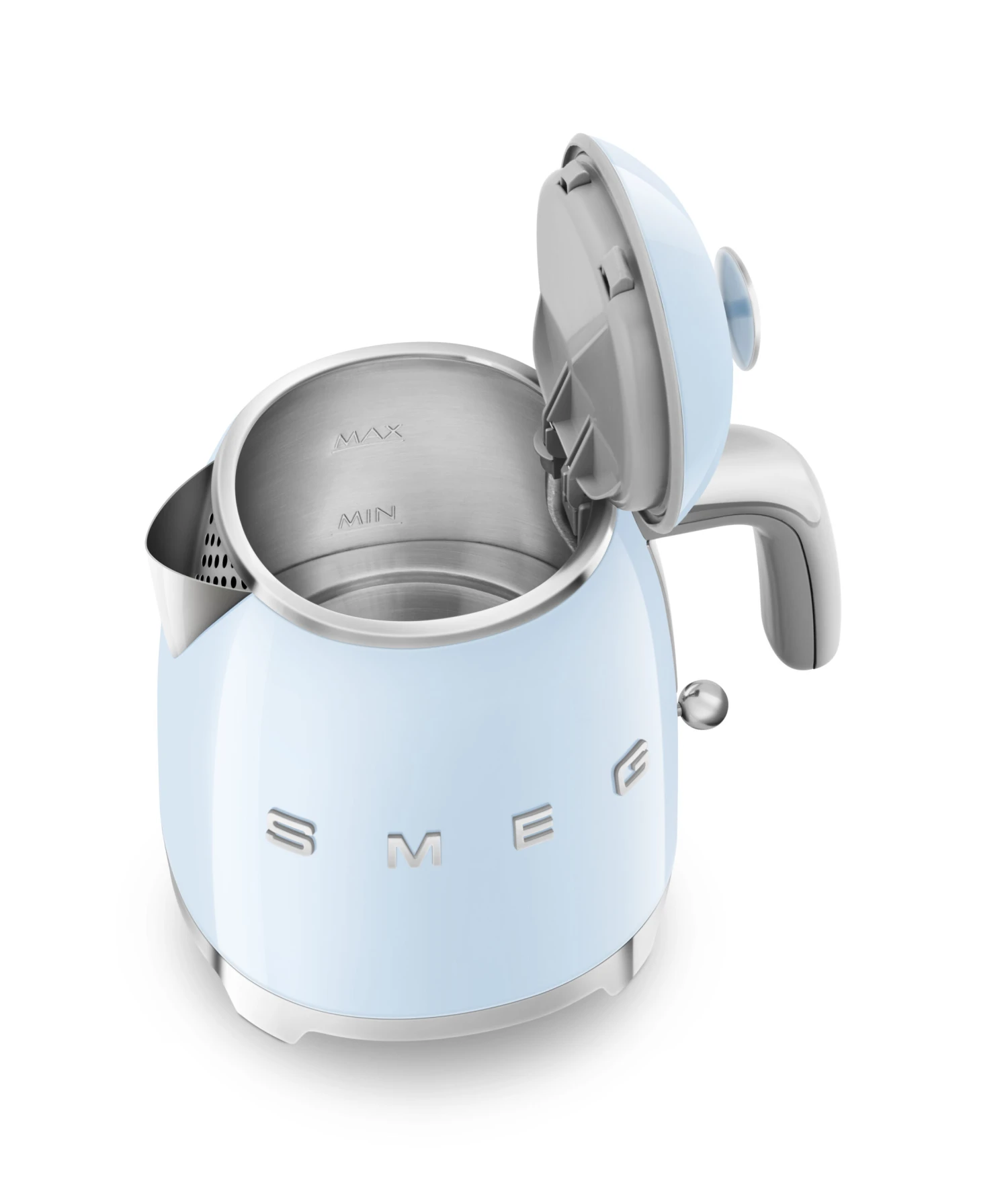 SMEG Waterkoker Mini - 1400 W - Pastelblauw - 800 Ml - 3 Kops - KLF05PBEU 3 SMEG Waterkoker Mini - 1400 W - Pastelblauw - 800 Ml - 3 Kops - KLF05PBEU - Afbeelding 3