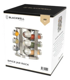 Blackwell Kruidenrek / Kruidencarrousel - Inclusief 12 Kruidenpotjes - RVS -Le Creuset Winkel Kruidenrek 12 units Current View