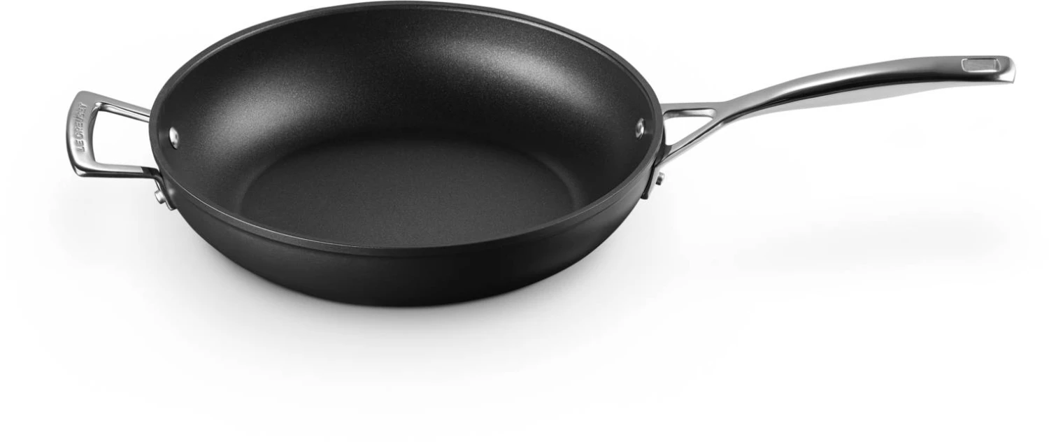 Le Creuset Sauteerpan Les Forgées TNS - ø 28 Cm / 3.2 Liter - Standaard Anti-aanbaklaag 2 Le Creuset Sauteerpan Les Forgées TNS - ø 28 Cm / 3.2 Liter - Standaard Anti-aanbaklaag - Afbeelding 2