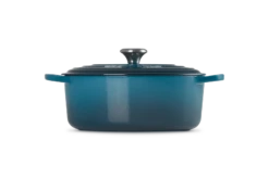 Le Creuset Braadpan Signature - Ovaal - Deap Teal - ø 29 Cm / 4.7 Liter -Le Creuset Winkel LC 20210125 HL PS FS 21178296422430 003