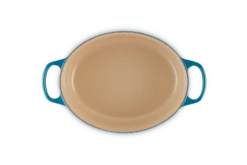 Le Creuset Braadpan Signature - Ovaal - Deap Teal - ø 29 Cm / 4.7 Liter -Le Creuset Winkel LC 20210125 HL PS FS 21178296422430 005